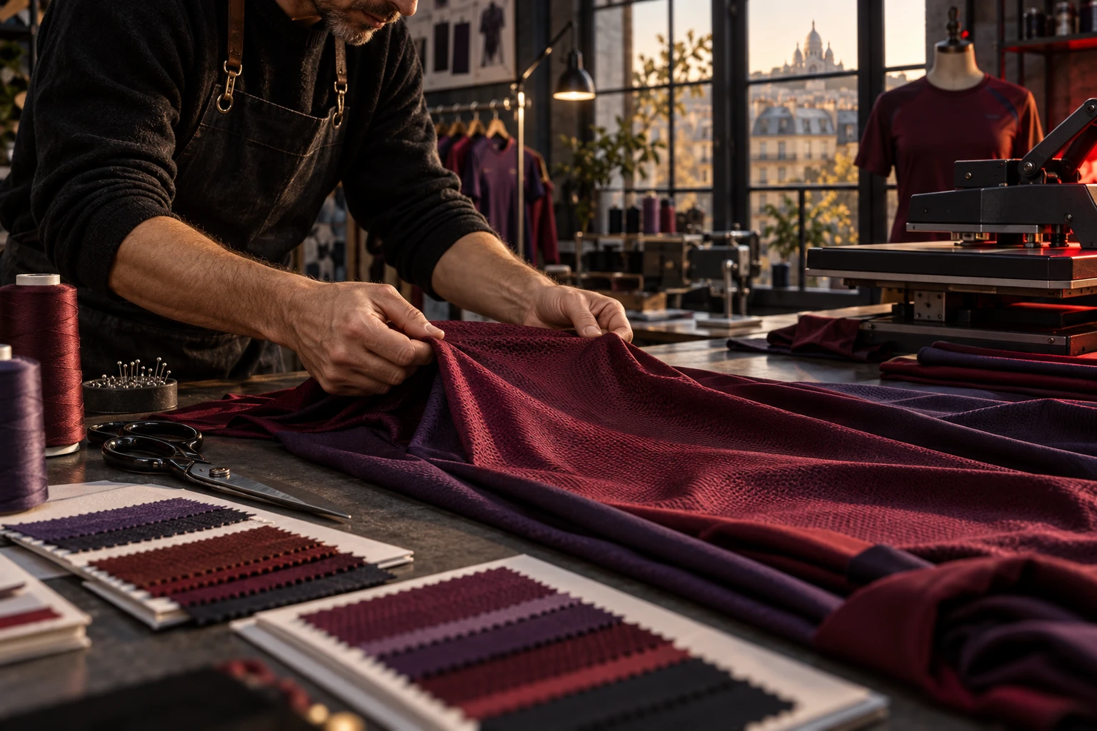 Contrôle de textile technique — illustration